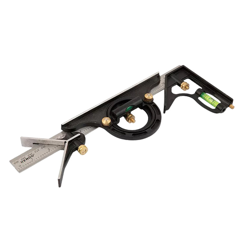 Thước thủy đo góc đa năng hệ mét và inch Kendo 35320, kích thước 12 inch (300mm)