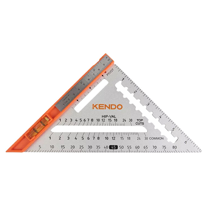 Thước Ê ke tam giác đa chức năng Kendo 35315, kích thước 185mm x 260mm