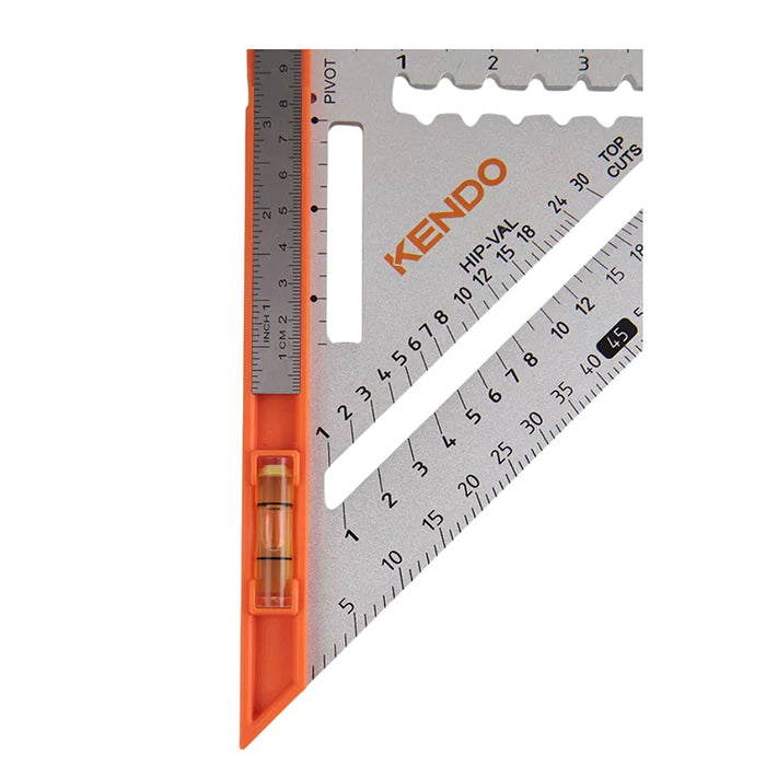 Thước Ê ke tam giác đa chức năng Kendo 35315, kích thước 185mm x 260mm