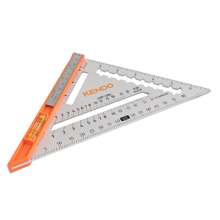 Thước Ê ke tam giác đa chức năng Kendo 35315, kích thước 185mm x 260mm