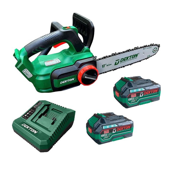 Máy cưa xích Dekton M21-CX12BL dùng pin 21V, chiều dài lam 12 inch (300mm)