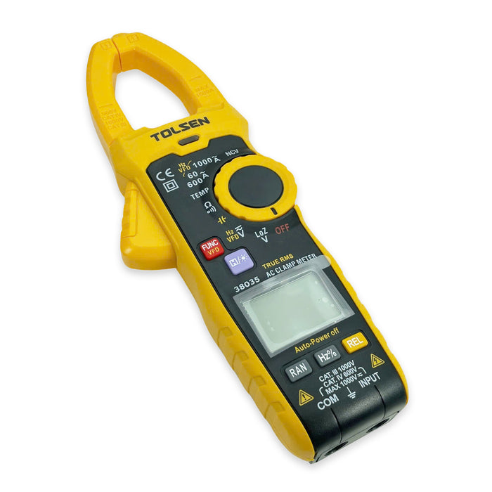 Đồng hồ kẹp đo AC kỹ thuật số công nghiệp 210x75.6x30mm TOLSEN 38035
