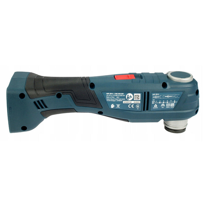 Máy cắt rung đa năng dùng Pin 18V Bosch GOP 185-LI, mã số 06018G2080 (Chỉ có thân máy, không kèm pin và sạc)