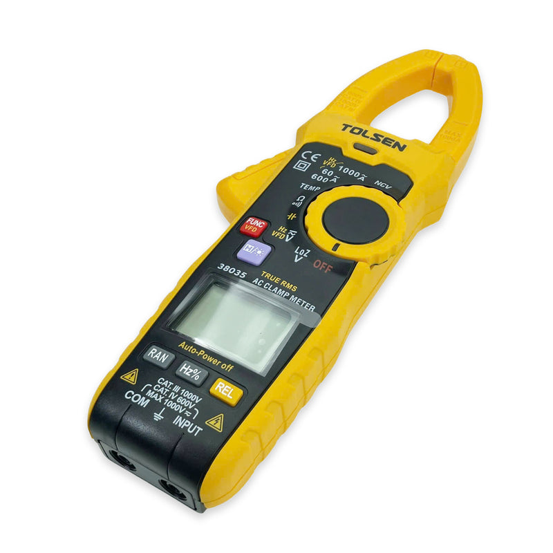 Đồng hồ kẹp đo AC kỹ thuật số công nghiệp 210x75.6x30mm TOLSEN 38035