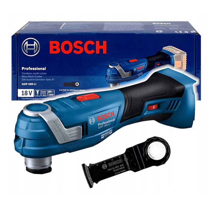 Máy cắt rung đa năng dùng Pin 18V Bosch GOP 185-LI, mã số 06018G2080 (Chỉ có thân máy, không kèm pin và sạc)