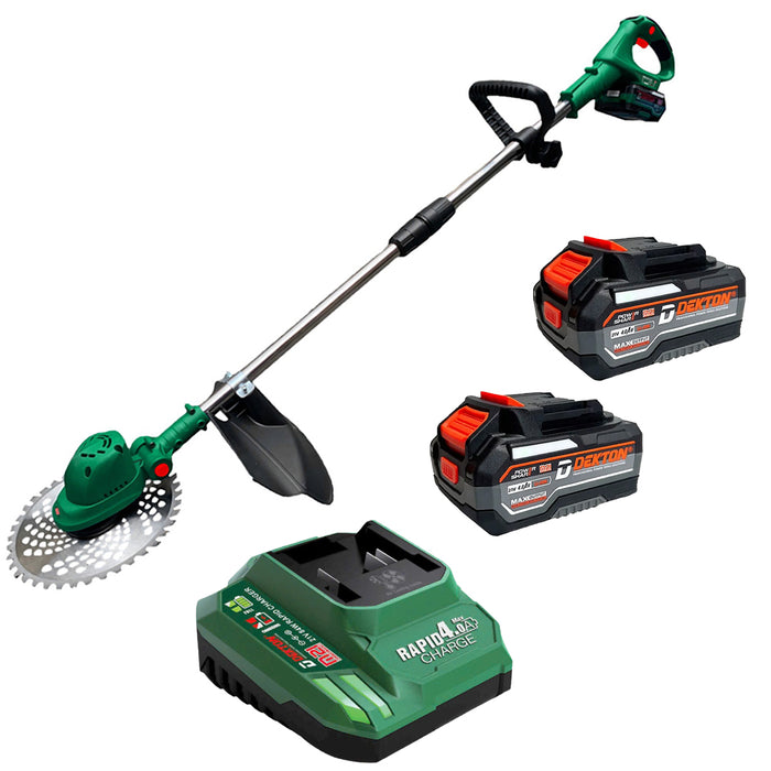 Máy cắt cỏ Dekton M21-CC2301 dùng pin 21V, độ rộng cắt tối đa 230mm