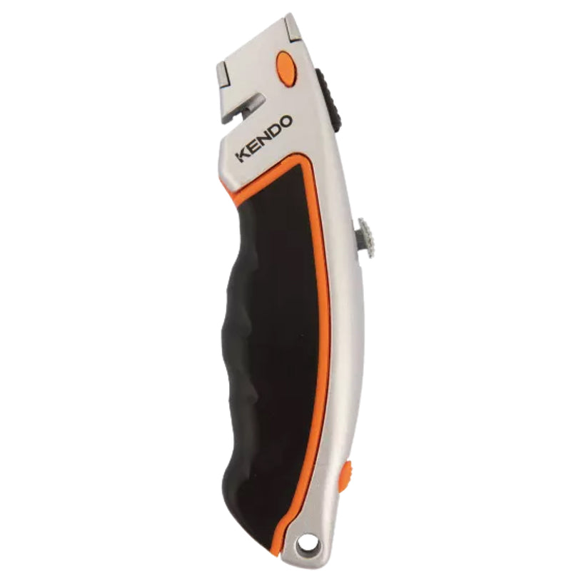 Dao rọc giấy đa năng Kendo 30940, kích thước 168mm, lưỡi dao thép SK5, thân hợp kim kẽm