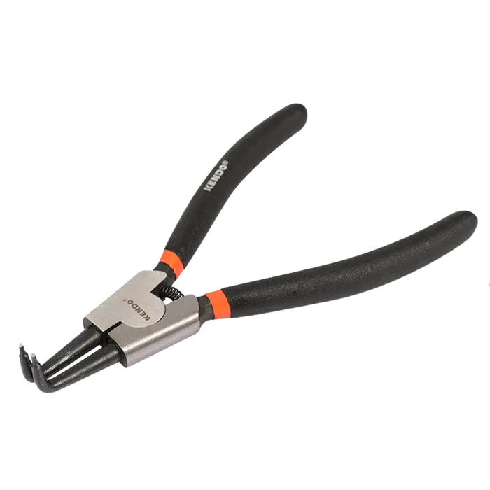 Kìm mở phe ngoài mũi cong Kendo 11502 dài 7 inch (180mm) vật liệu thép carbon