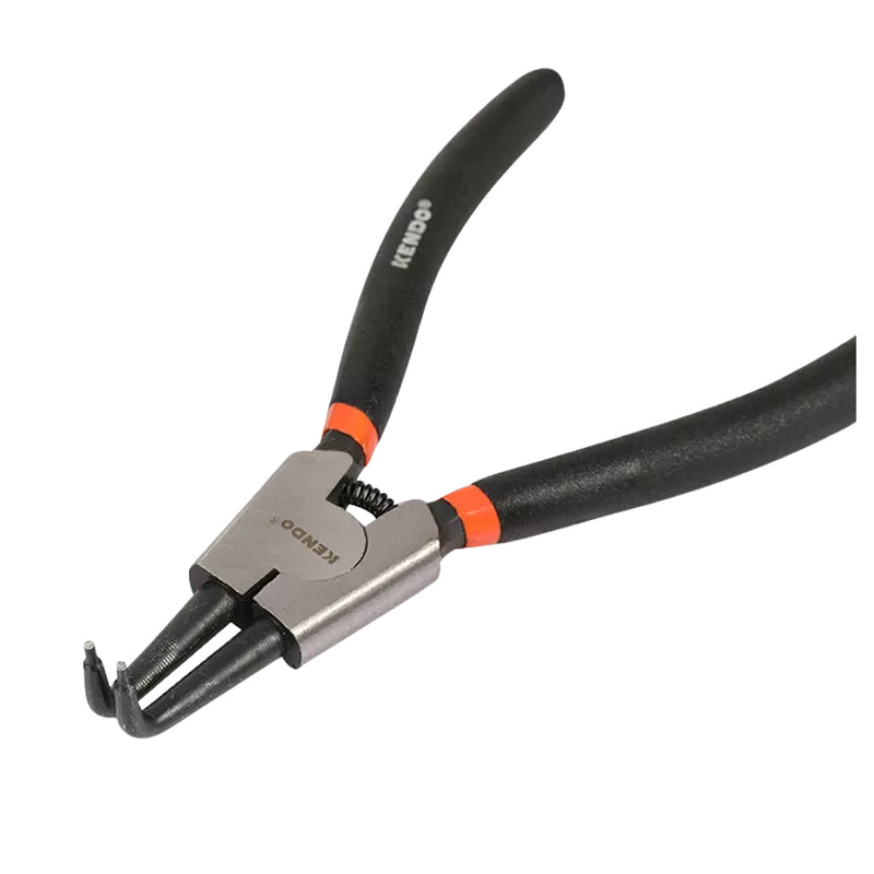 Kìm mở phe ngoài mũi cong Kendo 11502 dài 7 inch (180mm) vật liệu thép carbon