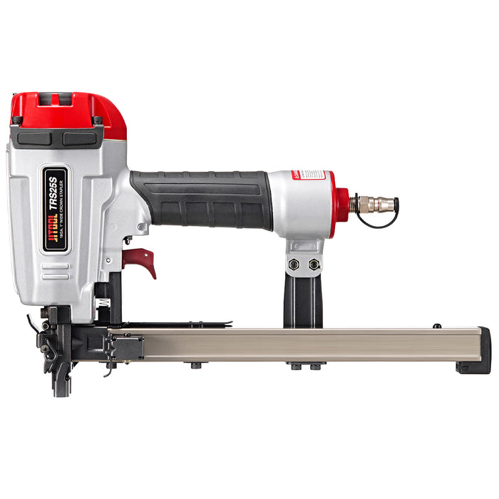 Máy bắn đinh U dùng khí nén JITOOL TRS25S, kích thước đinh 13mm - 25mm (Chiều rộng đinh 26.2mm), cỡ đinh 16Ga