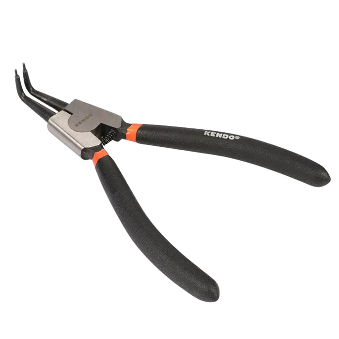 Kìm mở phe ngoài mũi cong Kendo 11502 dài 7 inch (180mm) vật liệu thép carbon