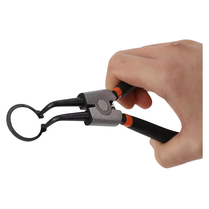 Kìm mở phe ngoài mũi cong Kendo 11502 dài 7 inch (180mm) vật liệu thép carbon