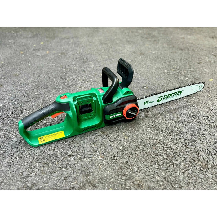 Máy cưa xích Dekton M21x2-CX16BL dùng pin 42V, chiều dài lam 16 inch (400mm)