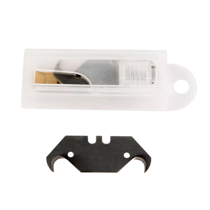 Hộp 10 lưỡi dao móc Kendo 30657, lưỡi dao thép SK5