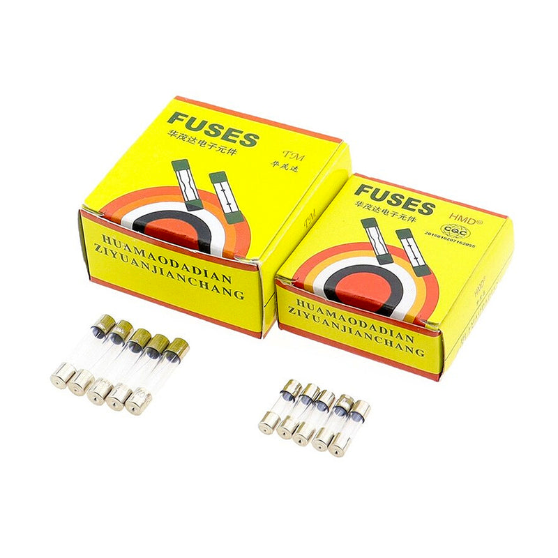Cầu chì ống mini, lõi thuỷ tinh, thân 5mm x 20mm