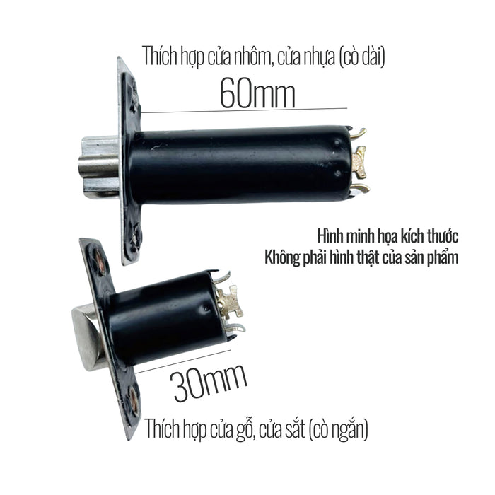 Khóa cửa tay nắm tròn Việt Tiệp 04211