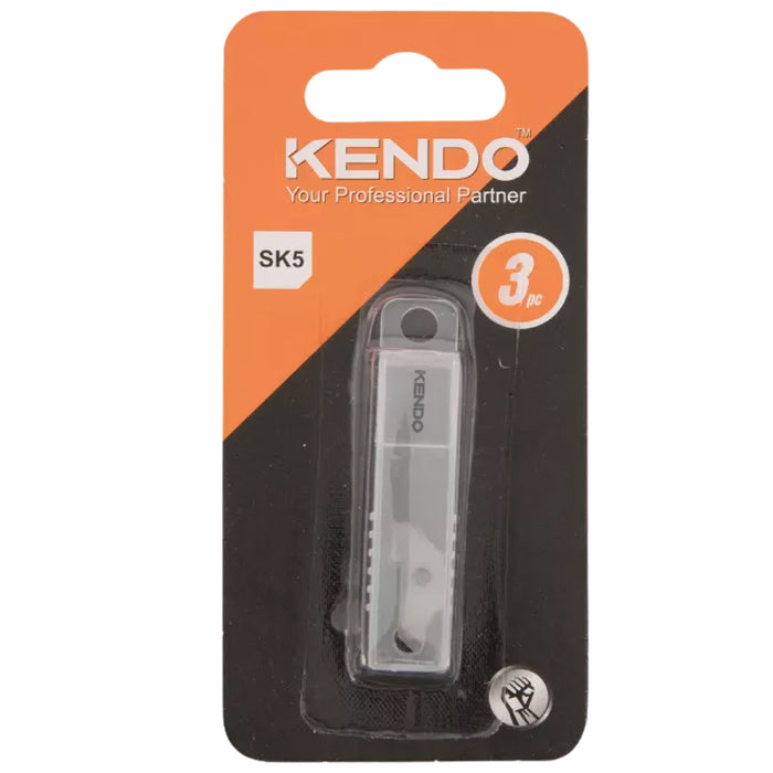 Bộ 3 lưỡi dao cắt vòng tròn Kendo 30950, lưỡi dao thép SK5