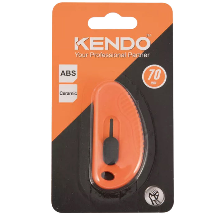 Dao gốm mini lưỡi rút tự động Kendo 30912, kích thước 70mm