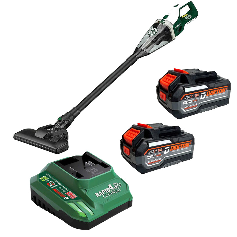 Máy hút bụi Dekton M21-HB01BL dùng pin 21V, lực hút tối đa 16Kpa