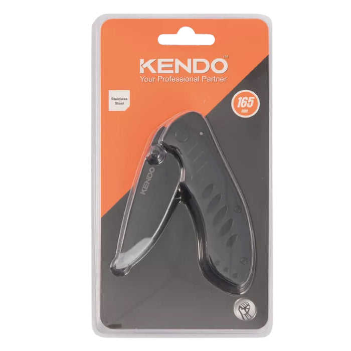 Dao gấp đa năng Kendo 30929, kích thước 165mm, vật liệu thép không gỉ