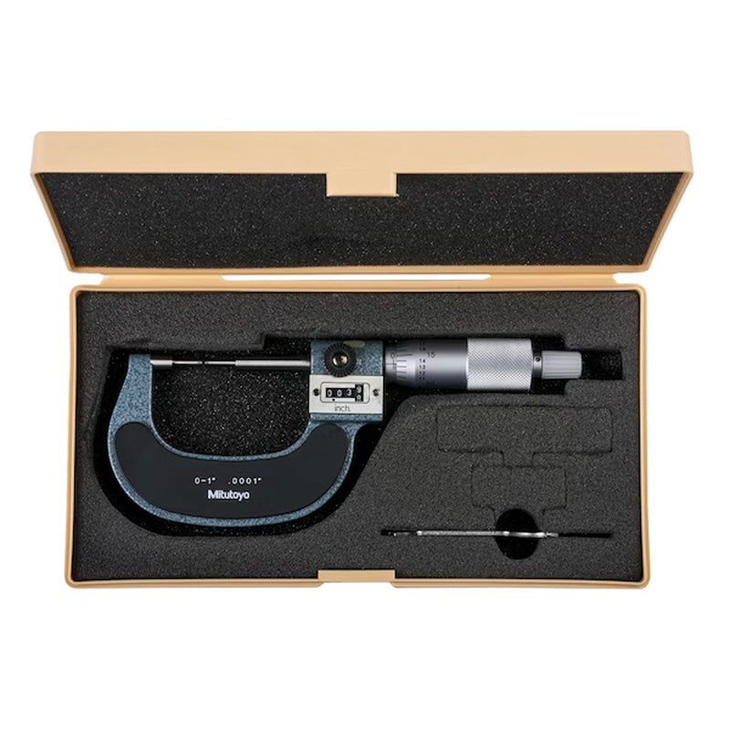Panme Mitutoyo Series 111- Spline Micrometers, Đo rãnh then | Có bộ đếm số cơ học