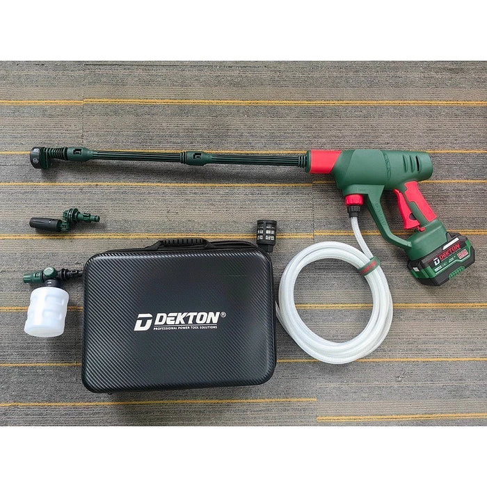 Máy xịt rửa Dekton M21-SRX1405PROMAX dùng pin 21V, công suất 450W, áp lực tối đa 55bar