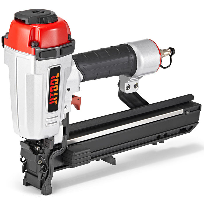 Máy bắn đinh U dùng khí nén JITOOL JPS38R, kích thước đinh 19mm - 38mm (Chiều rộng đinh 26.2mm) cỡ đinh 16Ga