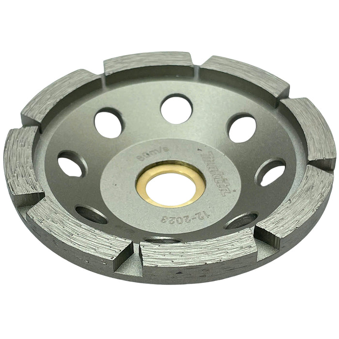 Lưỡi bào mài bê tông Makita kiểu răng phân đoạn, đường kính lưỡi từ 100mm-180mm, lỗ cốt 22.23mm đạt tiêu chuẩn EN13236 ( Cấp 1 sao )