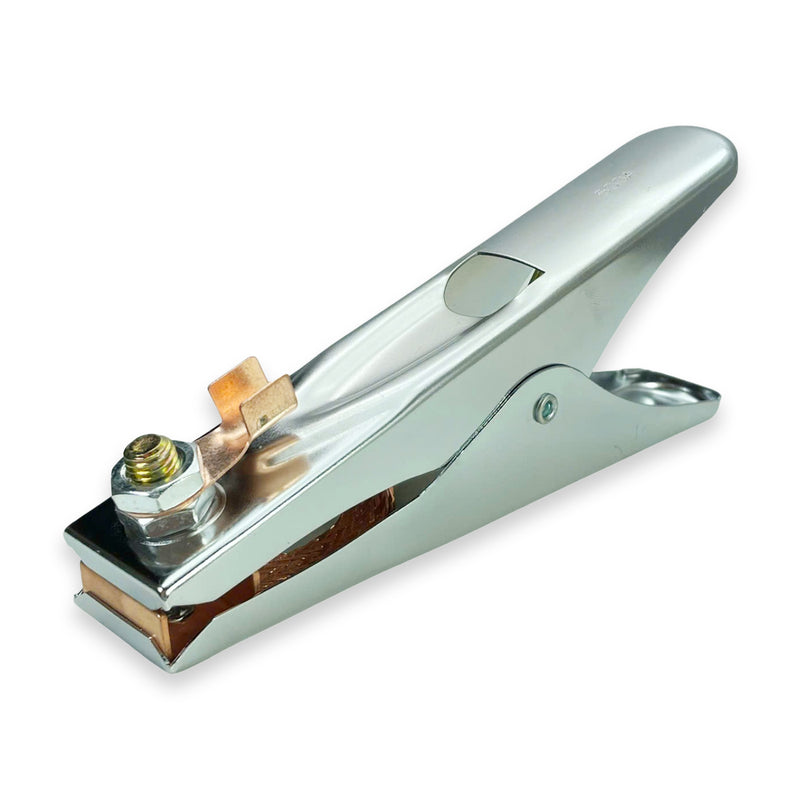 Kẹp Mass cho máy hàn 170 - 210mm, tay cầm sắt mạ Cr, kẹp dồng thau TOLSEN