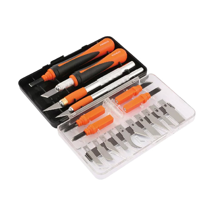 Bộ dao điêu khắc chính xác 22 chi tiết Kendo 80206