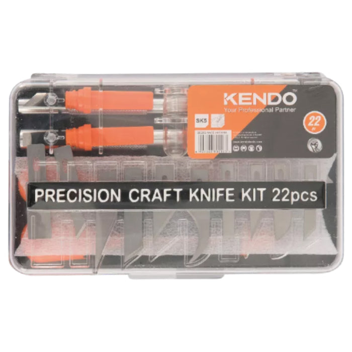 Bộ dao điêu khắc chính xác 22 chi tiết Kendo 80206