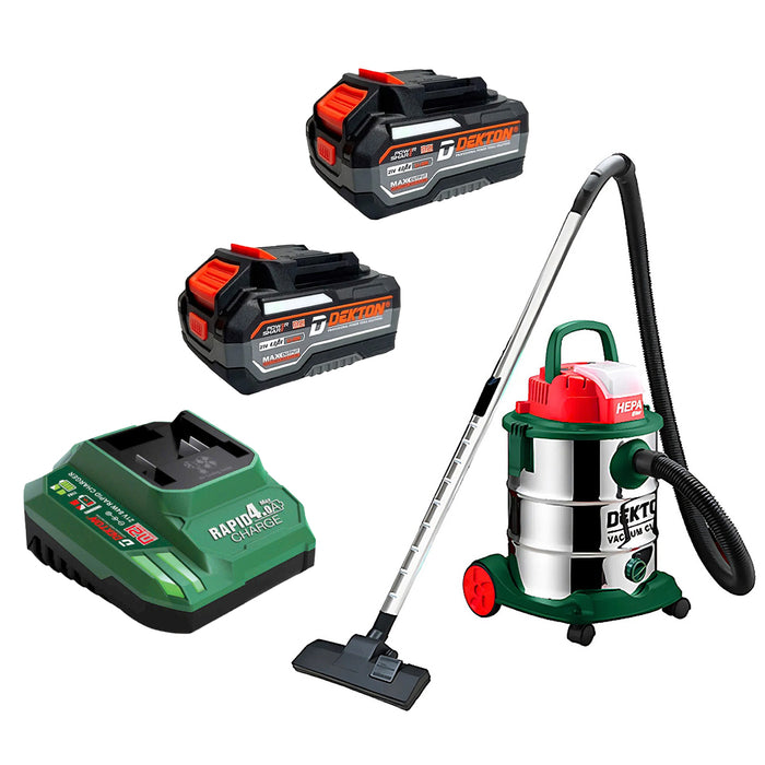 Máy hút bụi đa năng 25L Dekton M21-HB25PRO dùng pin 21V, công suất 160W (Khô/Nước/Thổi)