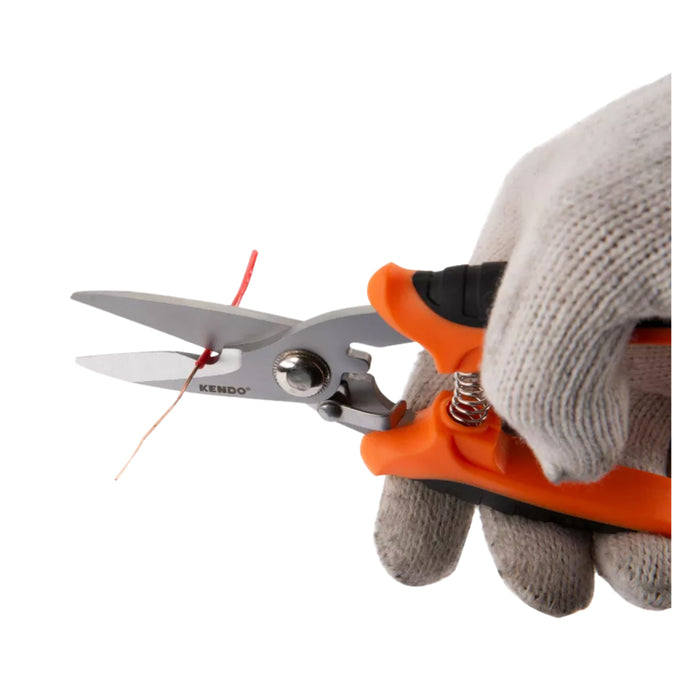 Kéo đa năng Kendo 30701, kích thước 7 inch (180mm), vật liệu thép không gỉ