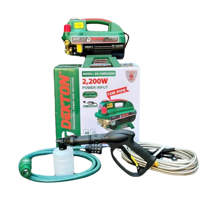 Máy xịt rửa chỉnh áp Dekton DK-CWR2200A công suất 2200W, áp lực tối đa 150bar