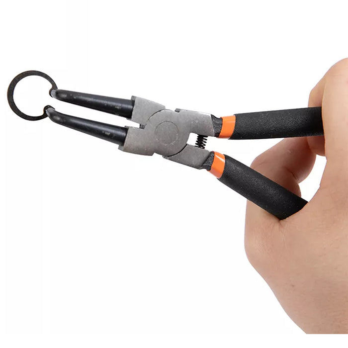 Kìm mở phe trong mũi cong Kendo 11504 dài 7 inch (180mm) vật liệu thép carbon