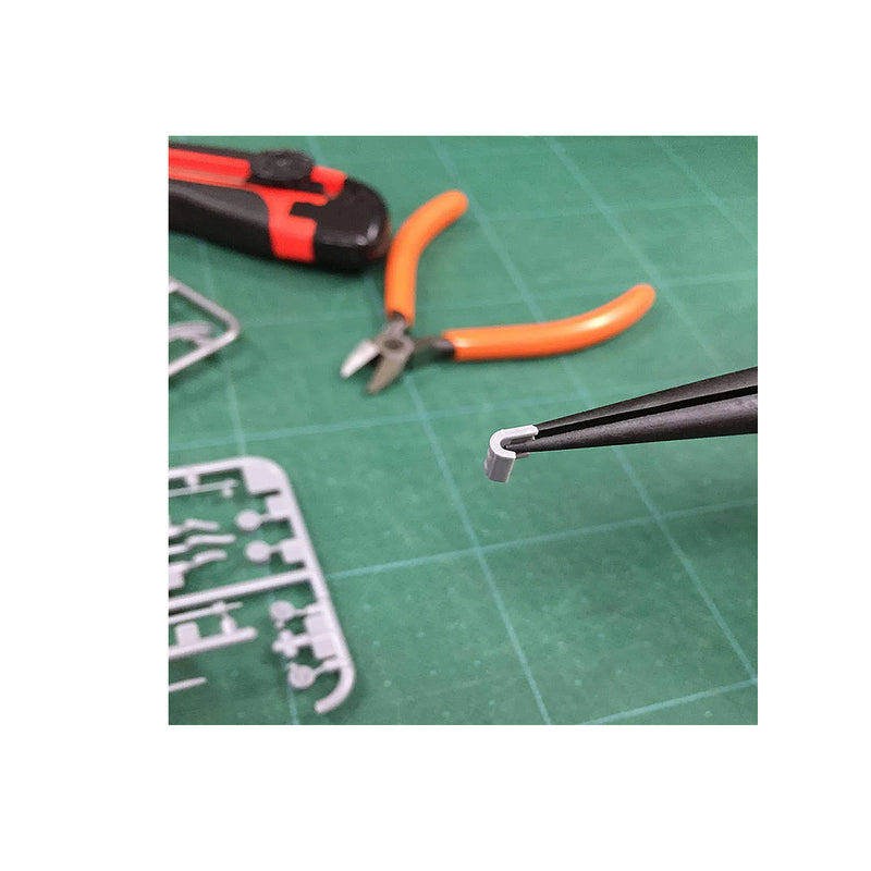 Kìm mũi nhọn kỹ thuật mini 150mm (6 inch) Fujiya MP7-150, có lò xo trợ lực. Tiêu chuẩn RoHS. Xuất xứ Nhật Bản