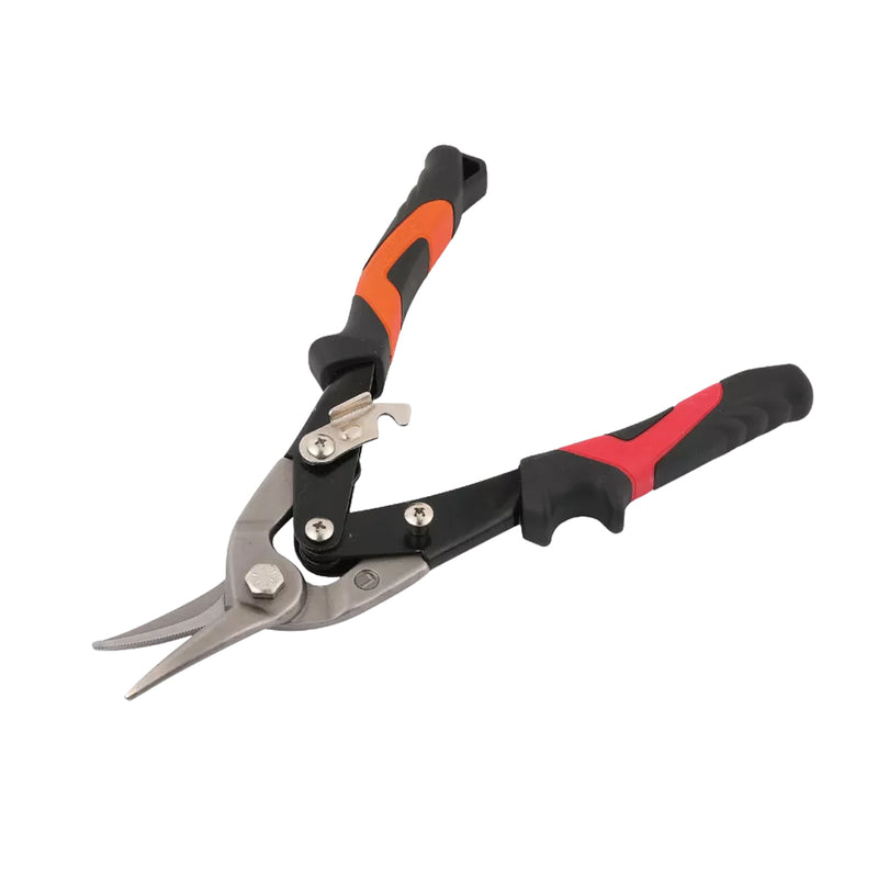 Kéo cắt tôn mũi cong trái Kendo 30831, kích thước 250mm (10 inch), vật liệu thép Cr-Mo