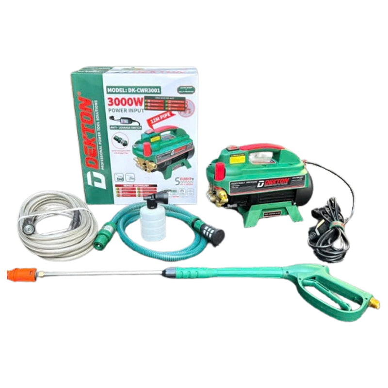 Máy xịt rửa chỉnh áp Dekton DK-CWR3001 công suất 3000W, áp lực tối đa 180bar