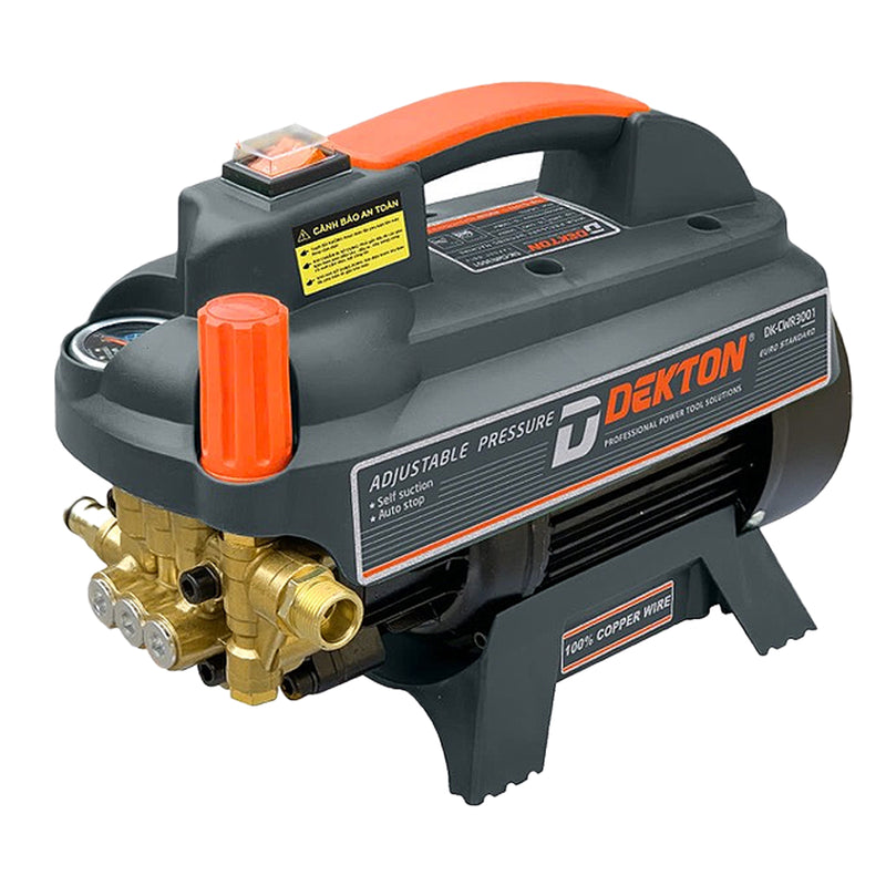 Máy xịt rửa chỉnh áp Dekton DK-CWR3001 công suất 3000W, áp lực tối đa 180bar