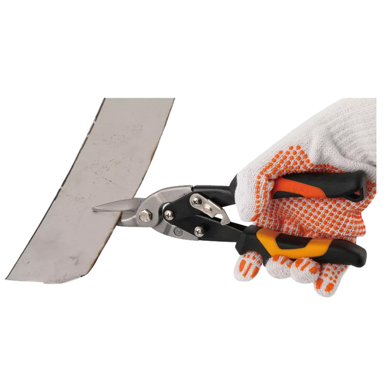 Kéo cắt tôn mũi thẳng Kendo 30832, kích thước 250mm (10 inch), vật liệu thép Cr-Mo