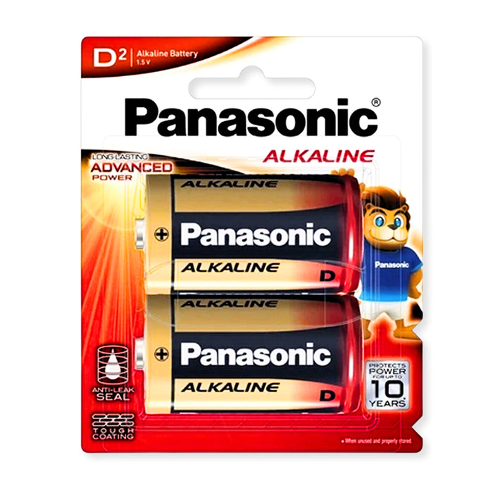 Pin Alkakine đại 1.5V Panasonic LR20T/2B-V cỡ D, vỉ 2 viên, xuất sứ Nhật Bản