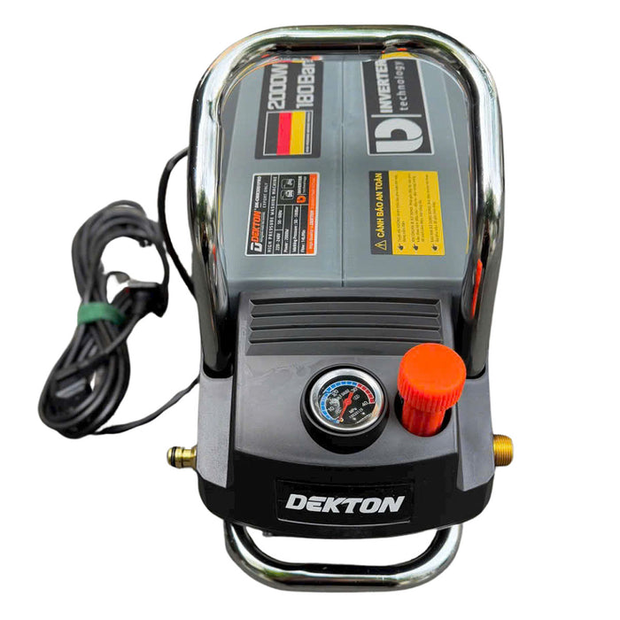 Máy xịt rửa chỉnh áp Dekton DK-CWR3001PROPRO khung kim loại gắn bánh xe, công suất 2000W , áp lực tối đa 180bar
