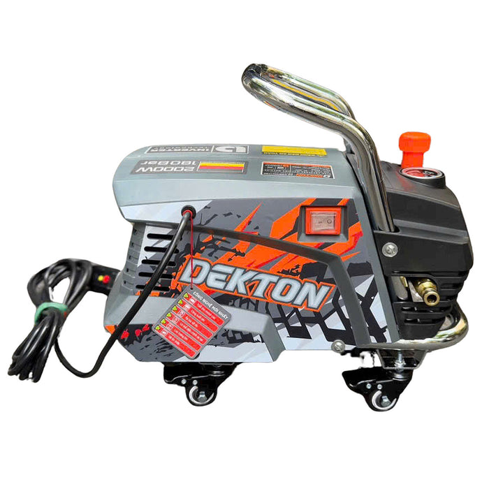 Máy xịt rửa chỉnh áp Dekton DK-CWR3001PROPRO khung kim loại gắn bánh xe, công suất 2000W , áp lực tối đa 180bar