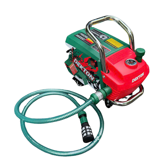 Máy xịt rửa chỉnh áp Dekton DK-CWR3001PROPRO khung kim loại gắn bánh xe, công suất 2000W , áp lực tối đa 180bar