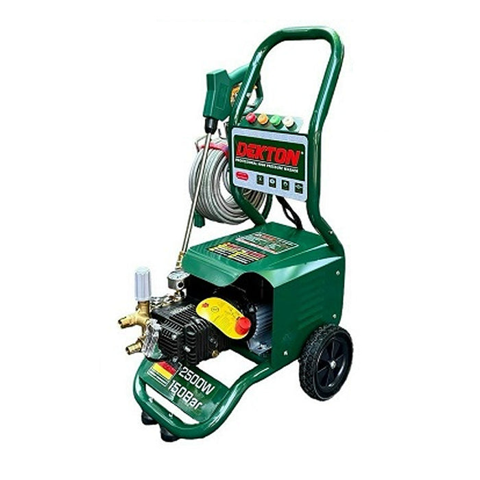 Máy xịt rửa chỉnh áp công nghiệp có bánh xe Dekton DK-HPW2500 công suất 2500W, áp lực tối đa 150bar