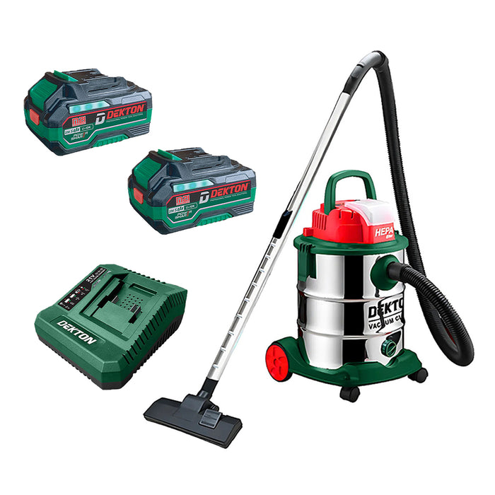 Máy hút bụi đa năng 25L Dekton M21-HB25PRO dùng pin 21V, công suất 160W (Khô/Nước/Thổi)