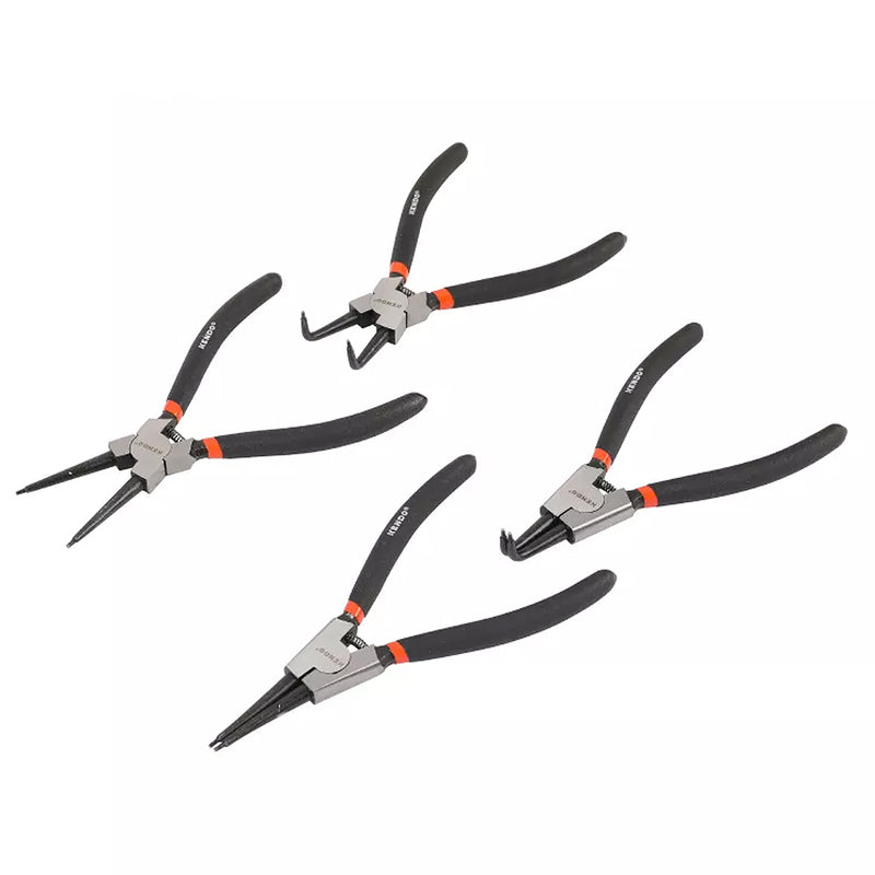 Bộ kìm mở phe 4 chi tiết Kendo 11510, chiều dài 7 inch (180mm) vật liệu thép carbon