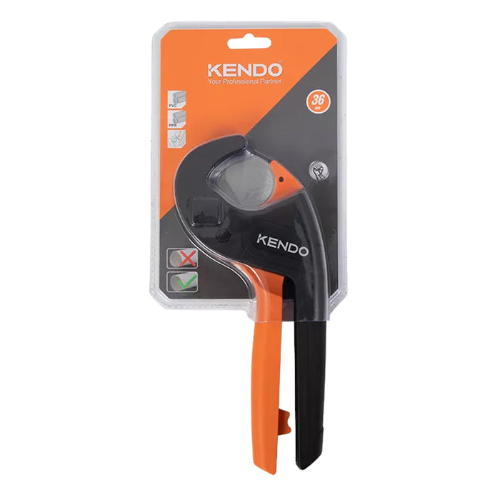 Dụng cụ cắt ống nhựa PVC hình chữ V Kendo, kích thước từ 22mm - 36mm, thân bằng nylon gia cố chắc chắn