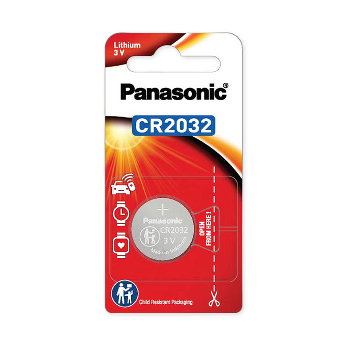 Pin cúc áo Panasonic CR-2032, đường kính 20mm, độ dày 3.2mm