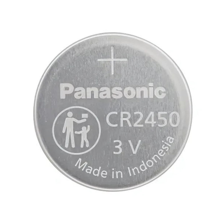 Pin cúc áo Panasonic CR-2450/5B, đường kính 24mm, độ dày 5.0mm, vỉ 5 viên